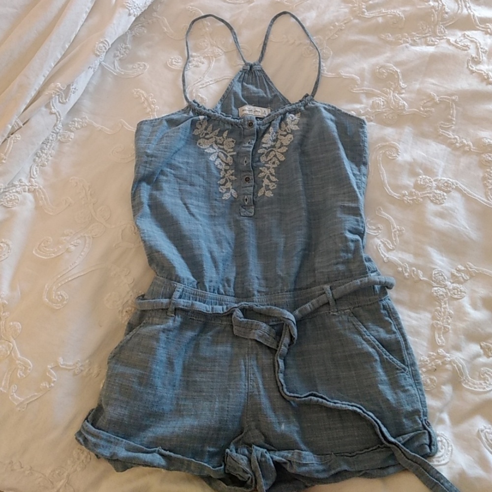 Abercrombie and Fitch Denim Romper
